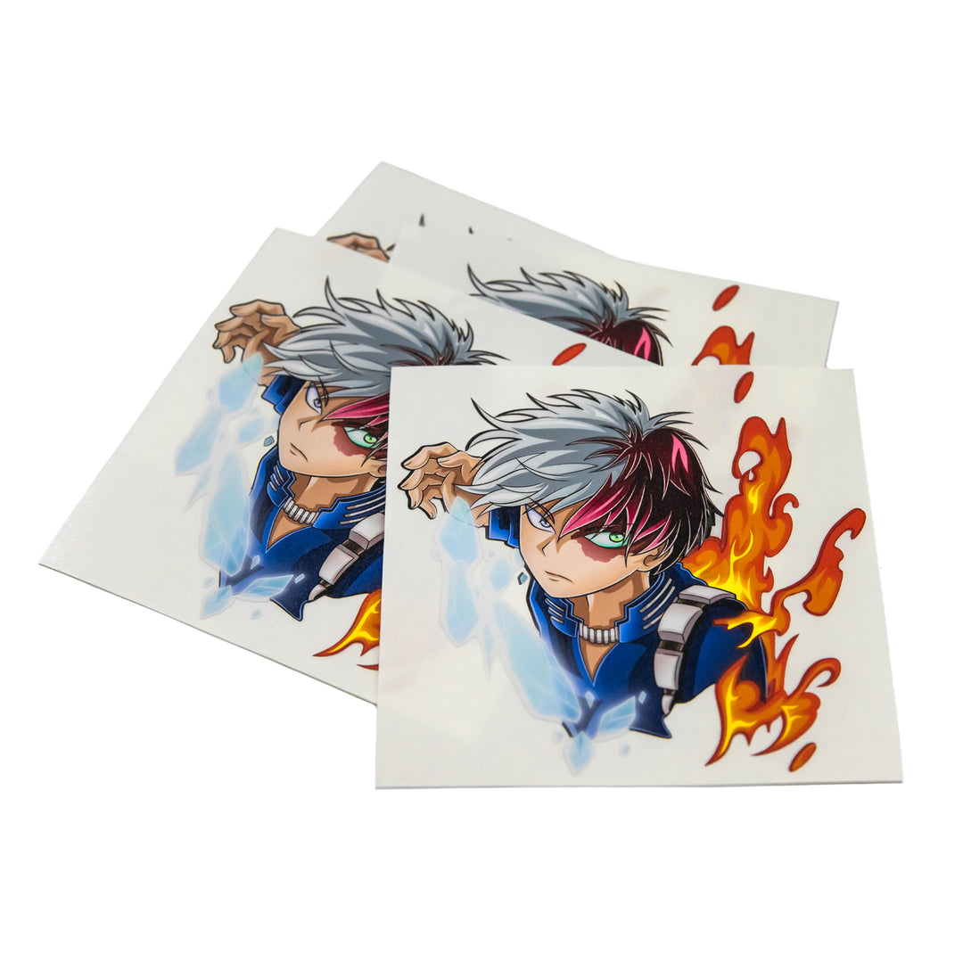 HALF HOT-COLD Sticker