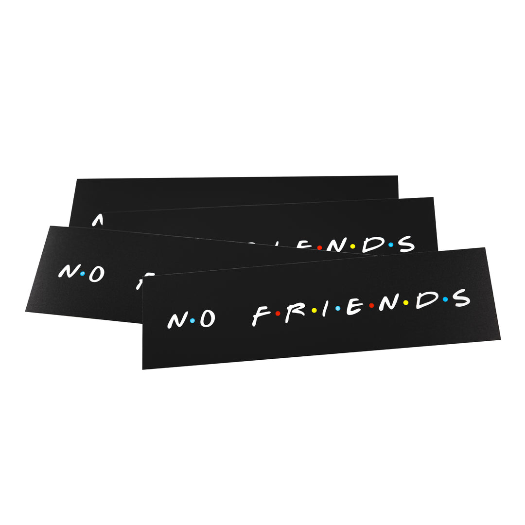 No Friend Vector Sign NO FRIENDS Sticker – RANDOM ARCHIVES
